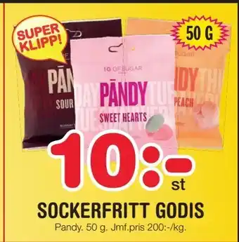 Nya Pulsen Sockerfritt godis erbjuda