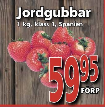 Supergrossen Jordgubbar erbjuda