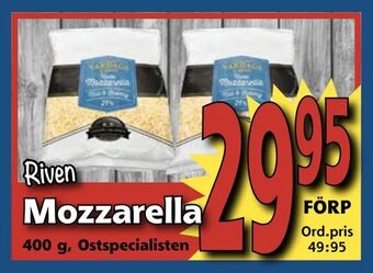 Supergrossen Mozzarella erbjuda