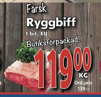 Supergrossen Ryggbiff erbjuda