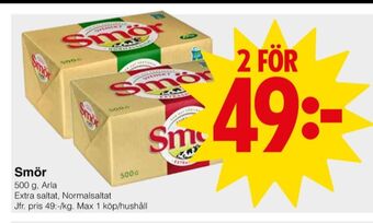Matöppet Svenskt smör erbjuda