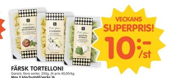Tempo Garant pasta erbjuda