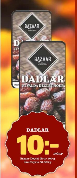 Matdax Dadlar erbjuda