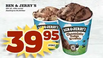 Matdax Ben & jerry's erbjuda