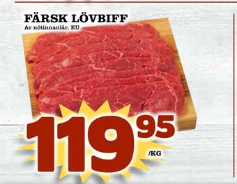 Matdax Färsk lövbiff erbjuda