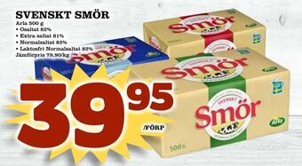 Nya Pulsen Svenskt smör erbjuda