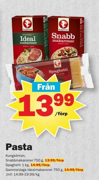 Pekås Pasta erbjuda