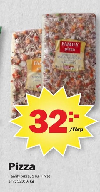 Pekås Pizza erbjuda