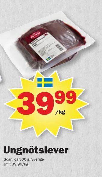 Pekås Ungnötslever erbjuda