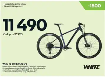 XXL White XC 290 GX 1x12 LTD erbjuda
