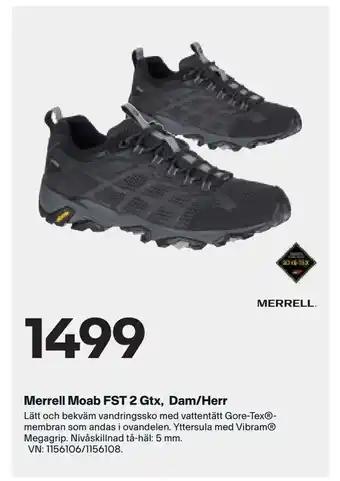 XXL Merrell Moab FST 2 Gtx, Dam/Herr erbjuda