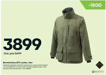 Beretta Karhu GTX Jacket, Herr