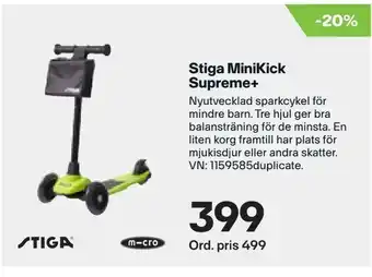 XXL Stiga MiniKick Supreme+ erbjuda