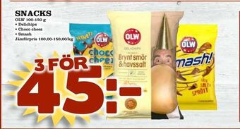 Supergrossen Snacks erbjuda