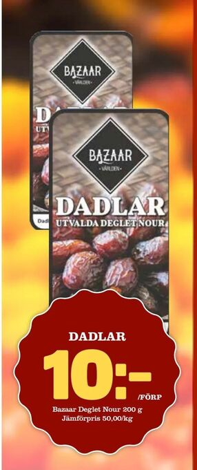 Supergrossen Dadlar erbjuda