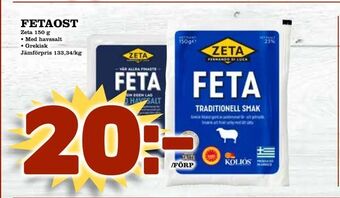 Supergrossen Fetaost erbjuda