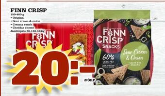 Supergrossen Finn crisp erbjuda