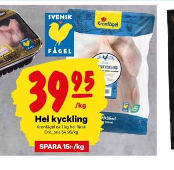 City Gross Kronfågel kyckling erbjuda