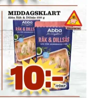 Matdax Abba såser kyld erbjuda
