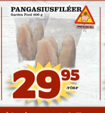 Matdax Garden food pangasiusfiléer erbjuda