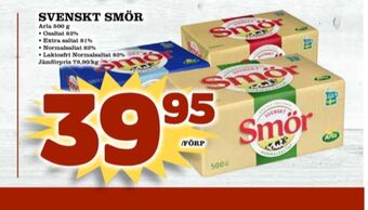 Matdax Svenskt smör erbjuda