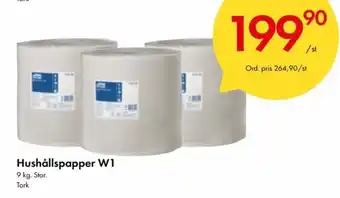 Snabbgross Tork Hushållspapper W1, 9 kg erbjuda