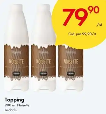 Snabbgross Lindahls Topping 900 ml erbjuda