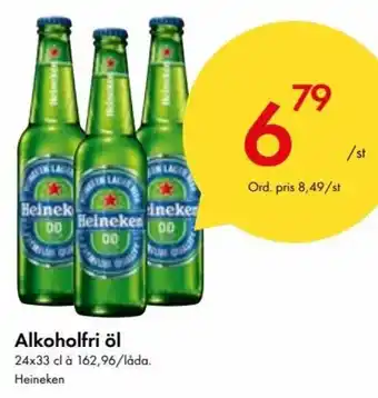 Snabbgross Heineken Alkoholfri öl 24x33 cl erbjuda