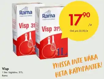 Snabbgross Rama Visp 1 Liter erbjuda