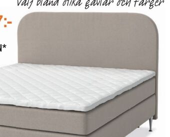 Mio Kontinentalsäng erbjuda