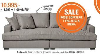 Mio 3-sits soffa erbjuda