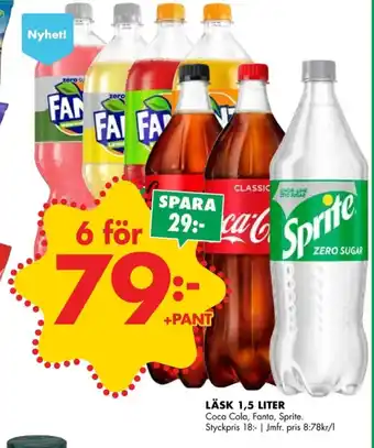 Fanta zero lemon läskedryck