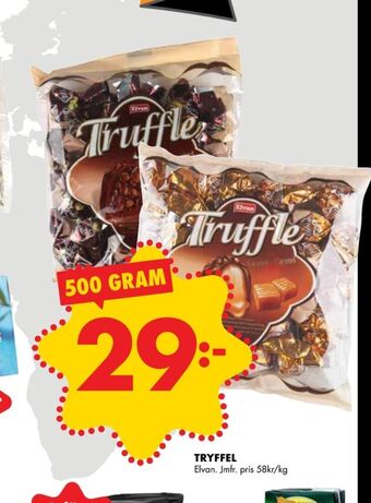 ÖoB Elvan tryffel erbjuda