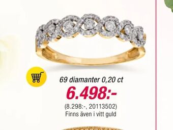 Guldfynd 69 diamanter 0,20 ct erbjuda