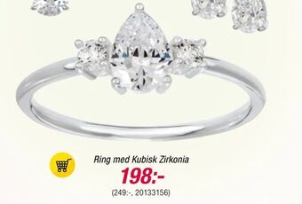 Guldfynd Ring med Kubisk Zirkonia erbjuda