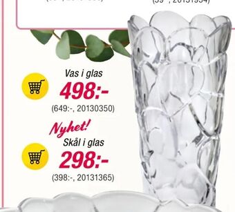 Guldfynd Vas i glas erbjuda