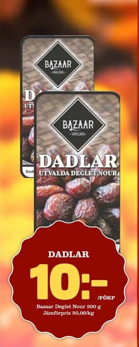 Matvärlden Tensta Dadlar erbjuda