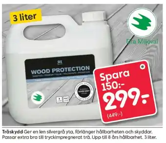 Rusta Träskydd 3l erbjuda