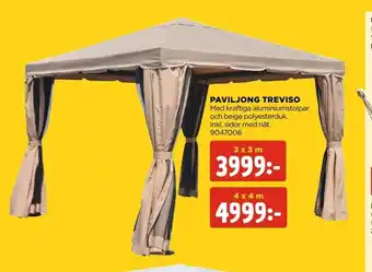 Jem&Fix Paviljong Treviso 4x4m erbjuda