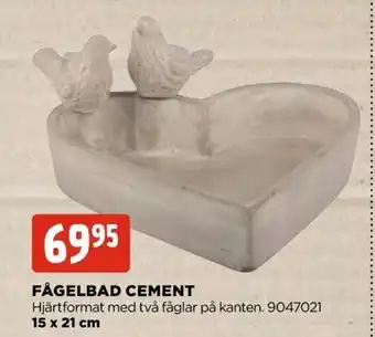 Jem&Fix Fågelbad cement erbjuda
