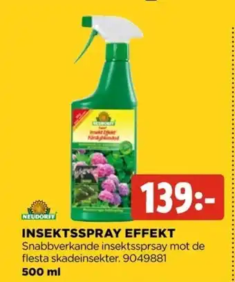 Jem&Fix Insektsspray Effekt 500ml erbjuda