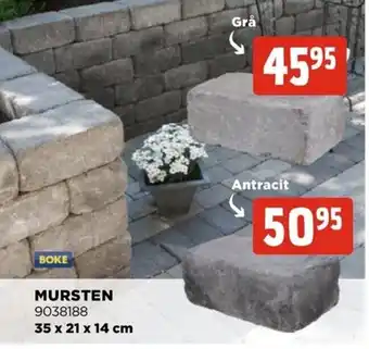 Jem&Fix Mursten Grå erbjuda