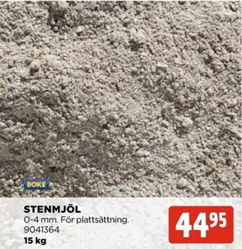 Jem&Fix Stenmjöl 15kg erbjuda