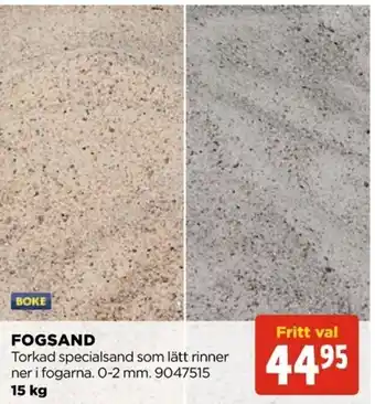 Jem&Fix Fogsand 15kg erbjuda
