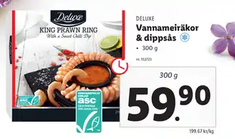 Vannameiräkor & dippsås 300g