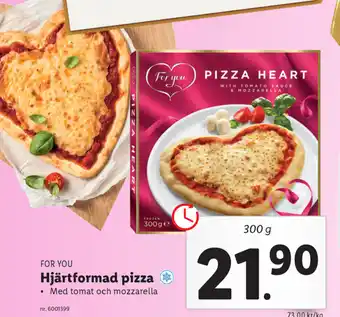 Lidl Hjärtformad pizza 300g erbjuda