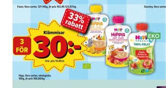 Östenssons Hipp barnmat erbjuda
