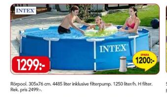 Bo Ohlsson Intex pool erbjuda
