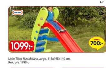 Bo Ohlsson Little tikes rutschkana erbjuda