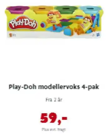 Play-Doh modellervoks 4-pak
